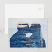 CARTE POSTALE KISS SUNSET (Devant / Derrière)