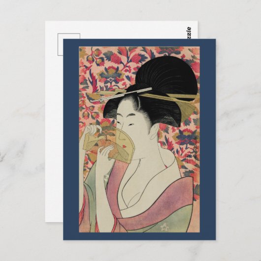 Carte Postale Kitagawa Utamaro 2 (Devant / Derrière)