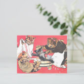 Carte Postale Kitazawa Rakuten nekono gyouzui 1914 (Debout devant)