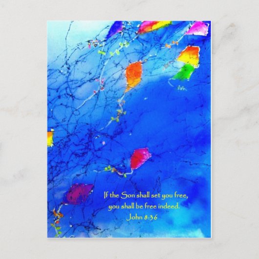 Carte Postale Kite Sky (Devant)