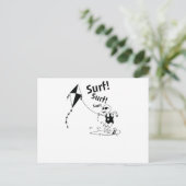 Carte Postale Kite Surfen im Wind (Debout devant)