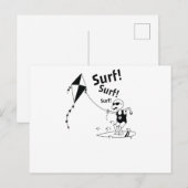 Carte Postale Kite Surfen im Wind (Devant / Derrière)