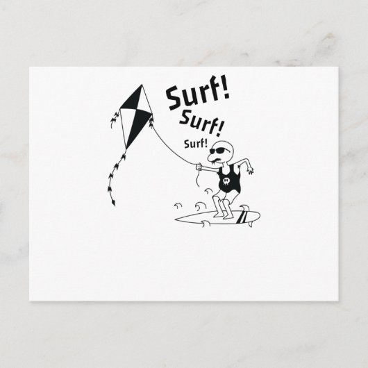 Carte Postale Kite Surfen im Wind (Devant)