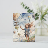 Carte Postale kite volant (Debout devant)