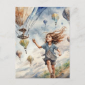 Carte Postale kite volant (Devant)