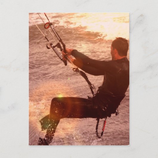 Carte postale Kiteboard (Devant)