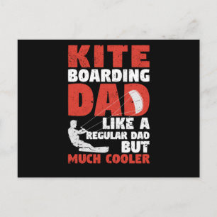 Carte Postale Kiteboard Papa Funny Surf Kite Surfer Père