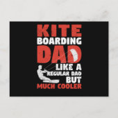 Carte Postale Kiteboard Papa Funny Surf Kite Surfer Père (Devant)