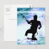 Carte Postale kitesurf-3 (Devant / Derrière)