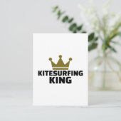Carte Postale Kitesurf roi (Debout devant)
