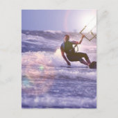 Carte postale Kitesurfer (Devant)