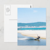 Carte Postale Kitesurfer (Devant / Derrière)