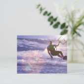 Carte postale Kitesurfer (Debout devant)