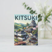 Carte Postale Kitsuki Japon (Debout devant)