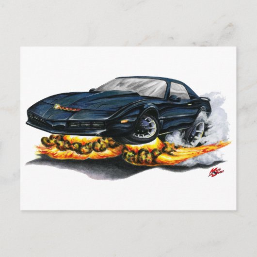 Carte Postale Kitt Pontiac Trans Am (Devant)