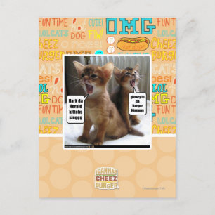 Carte Postale Kitteh carols