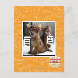 Carte Postale Kitteh carols