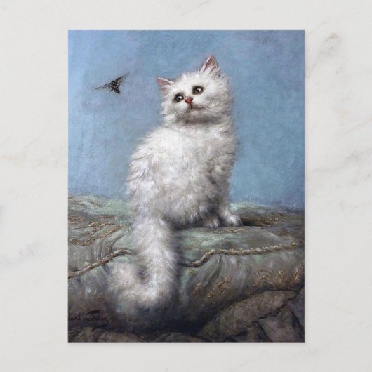 Carte Postale Kitten et Bee, Carl Kahler (Devant)