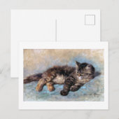 Carte Postale Kitten, Henriette Ronner-Knip (Devant / Derrière)