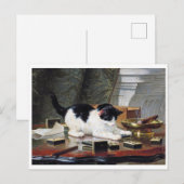 Carte Postale Kitten, Henriette Ronner-Knip (Devant / Derrière)