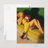 Carte Postale Kitten joueur (Devant / Derrière)