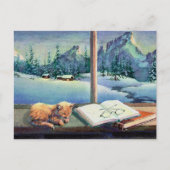 Carte Postale KITTEN on the SILL by SHARON SHARPE (Devant)