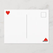 Carte postale Kitten Queen of Hearts (Dos)
