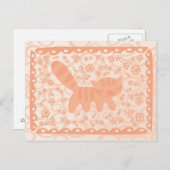 Carte Postale Kitten rouge1 (Devant / Derrière)