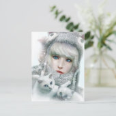 Carte Postale Kitten Winter (Debout devant)