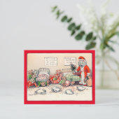 Carte Postale Kittens et Santa Cat, Louis Wain (Debout devant)