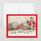 Carte Postale Kittens et Santa Cat, Louis Wain (Devant / Derrière)