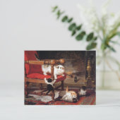 Carte Postale Kittens par la cheminée Henriëtte Ronner-Knip (Debout devant)