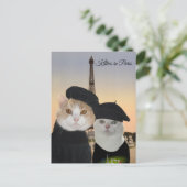 Carte Postale Kitties à Paris (Debout devant)