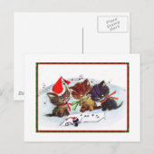 Carte Postale Kitties avec souris Maestro (Devant / Derrière)
