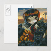 Carte postale "Kitties d'automne" (Devant / Derrière)