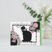 CARTE POSTALE "KITTY A TABLE MANNERS" JARDIN VINTAGE (Debout devant)