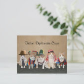 Carte Postale Kitty Ambassadeurs (Debout devant)