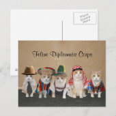 Carte Postale Kitty Ambassadeurs (Devant / Derrière)