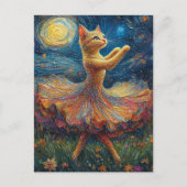 Carte Postale Kitty Ballerine Adorable (Devant)
