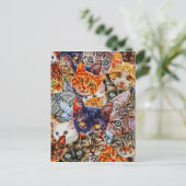 Carte Postale Kitty Cat Collage (Debout devant)