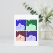 Carte Postale Kitty Cat Pop Art (Debout devant)