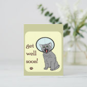 Carte Postale Kitty Chat Va Bien Bientôt (Debout devant)