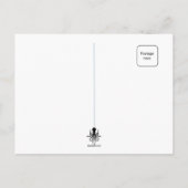 Carte Postale Kitty dans la fenêtre (Dos)