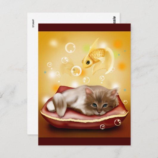 Carte Postale Kitty Dreams (Devant / Derrière)