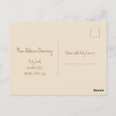 Carte Postale Kitty en mouvement | Home Moving (Dos)