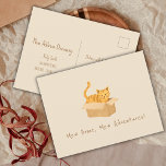 Carte Postale Kitty en mouvement | Home Moving<br><div class="desc">Fait pour vous !</div>