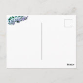 Carte Postale Kitty et chiot, Happy XMas (Dos)