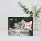 Carte Postale Kitty Fun (Debout devant)