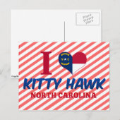 Carte Postale Kitty Hawk, Caroline du Nord (Devant / Derrière)