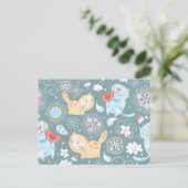 Carte Postale Kitty Motif Trois (Debout devant)